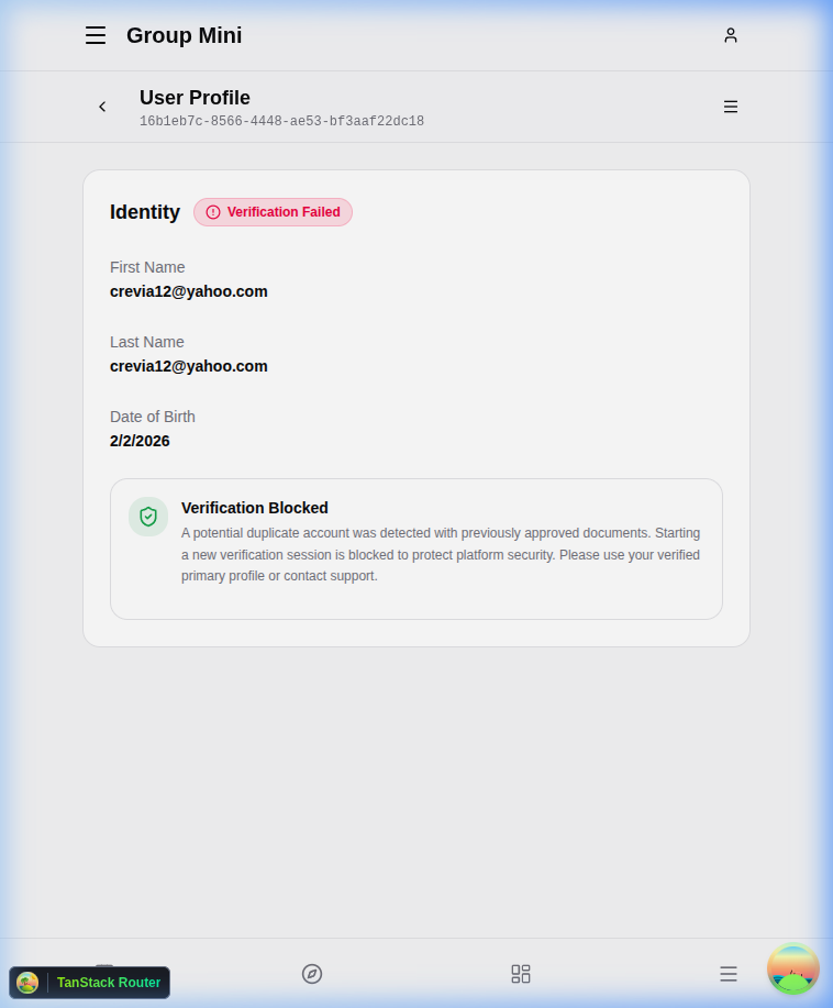 Profile Page
